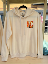 Load image into Gallery viewer, Front & Back Checker KC Hoodie - Ivory
