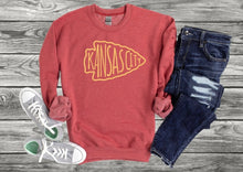 Load image into Gallery viewer, KC Arrowhead Crewneck