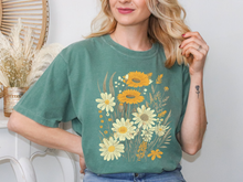 Load image into Gallery viewer, Sunflower Daisy Unisex Tee