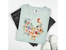 Load image into Gallery viewer, Flower Chicken Shirt
