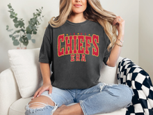 Load image into Gallery viewer, KC Chiefs Era Unisex Tee, Pepper
