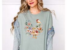 Load image into Gallery viewer, Flower Chicken Shirt
