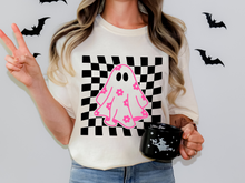 Load image into Gallery viewer, Pink/Ivory Ghost Unisex Tee
