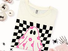 Load image into Gallery viewer, Pink/Ivory Ghost Unisex Tee
