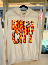 Load image into Gallery viewer, Checker KC Hoodie - Ivory
