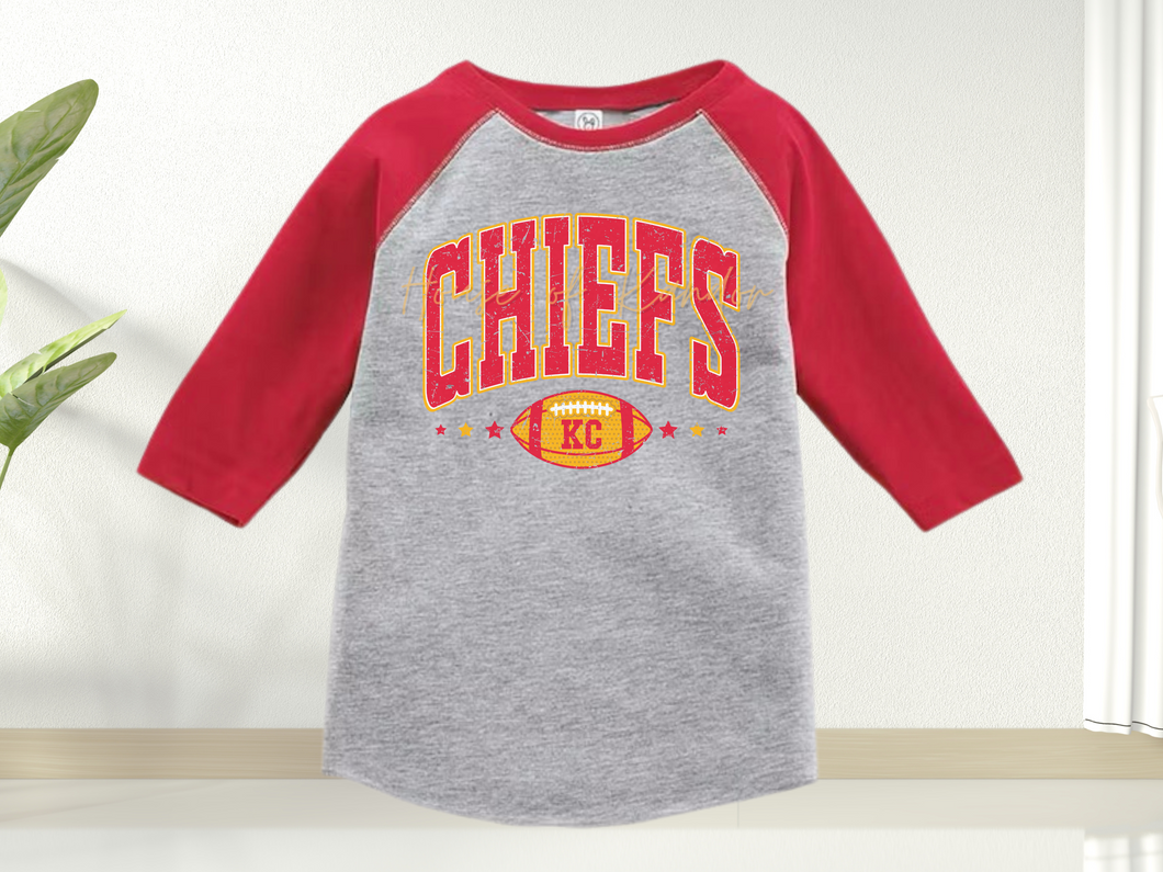 Toddler KC Retro Raglan Tee