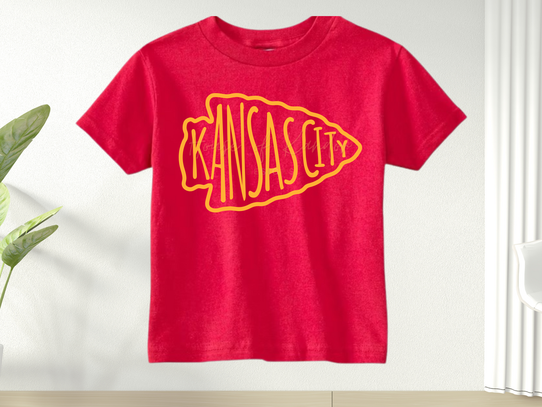 Toddler Red KC Arrowhead Tee