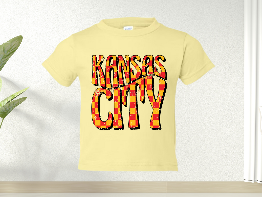 Toddler KC Checkered Tee