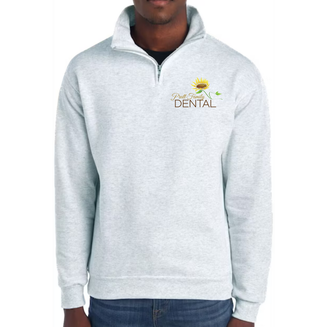 PFD Ash Grey Quarter Zip Sweatshirt
