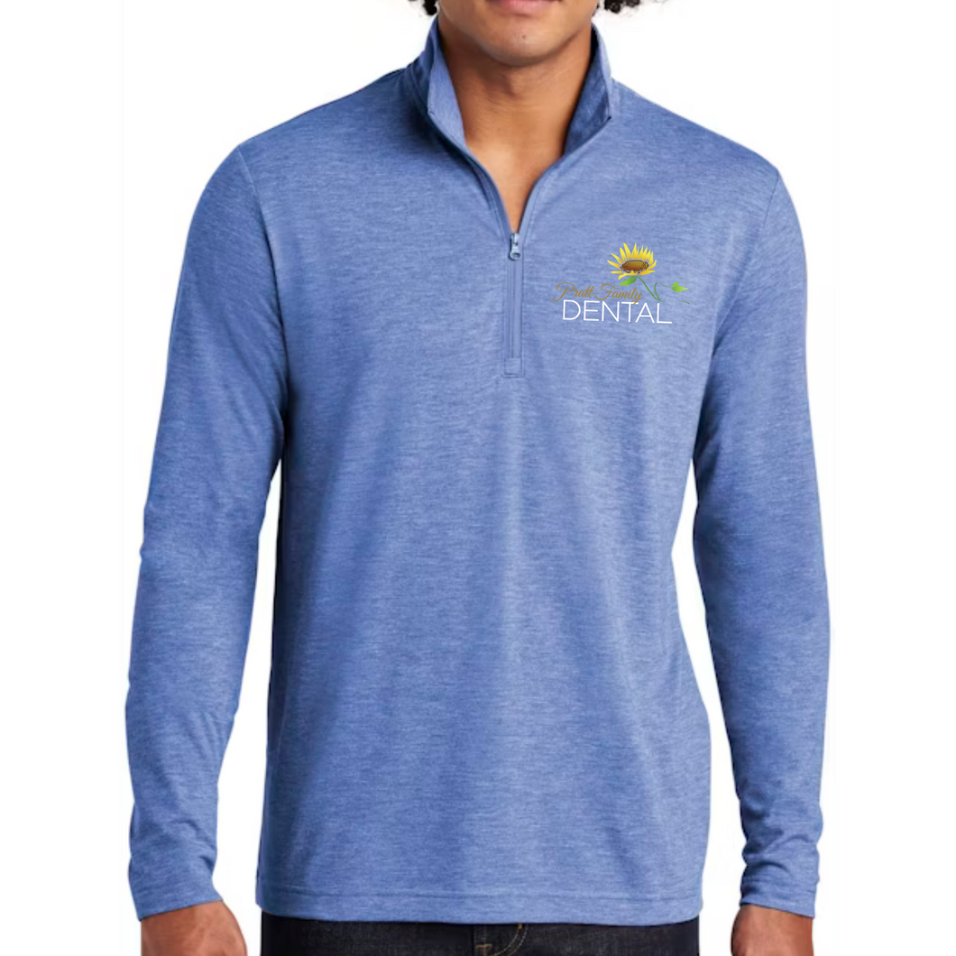 PFD Heather Royal Lightweight Quarter Zip Pullover