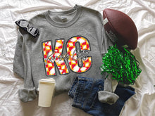 Load image into Gallery viewer, Checkered KC Chiefs Crewneck

