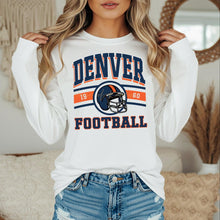 Load image into Gallery viewer, Retro Denver Football Long Sleeve Tee
