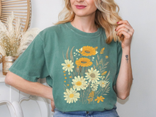 Load image into Gallery viewer, Sunflower Daisy Unisex Tee
