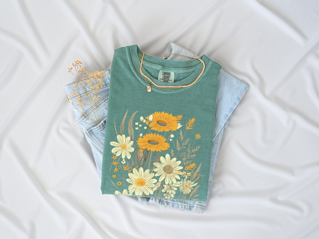 Sunflower Daisy Unisex Tee